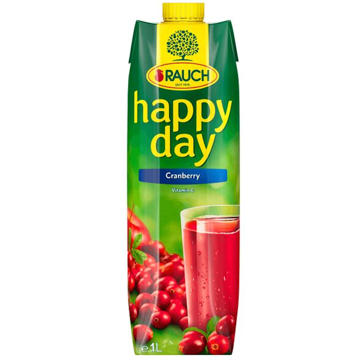 Rauch happy day Cranberry (6/1,00 Ltr. Tetra EINWEG)