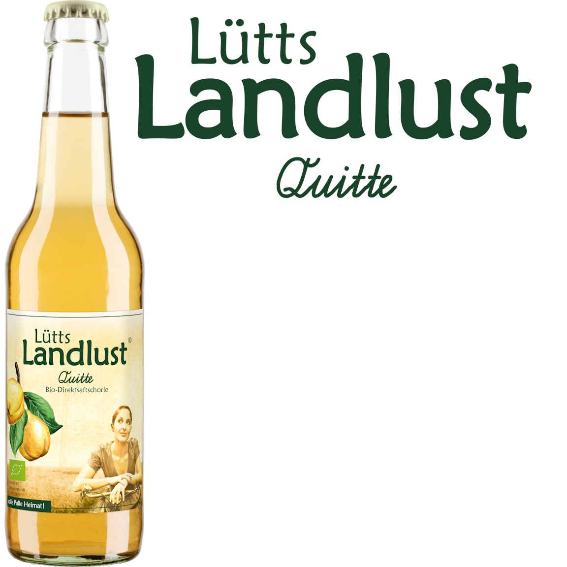 Lütts Landlust Birnen-Quitte Vranja Schorle (24/0,33 Ltr. Glas MEHRWEG)