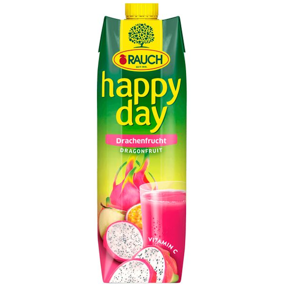 Rauch happy day Drachenfrucht (6/1,00 Ltr. Tetra EINWEG)