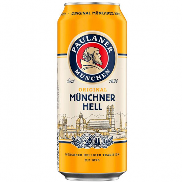 Paulaner Original Münchner Hell (24/0,50 Ltr. Dose EINWEG)
