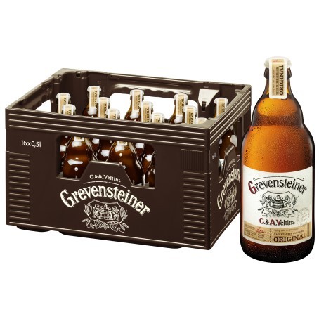 Grevensteiner Original 0,5L – naturtrübes, bernsteinfarbenes Landbier
