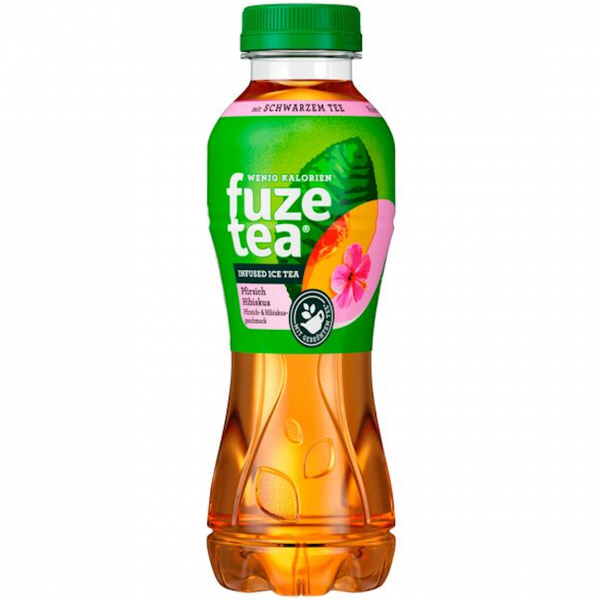 Fruchtig, blumig, leicht – Fuze Tea Pfirsich Hibiskus bringt sommerliche Erfrischung ins Glas.