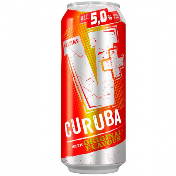 Veltins V+ Curuba – exotisch‑fruchtiges Biermischgetränk mit Curuba‑ und Tequila‑Aroma. Lieferung in Hamburg & Umgebung.
