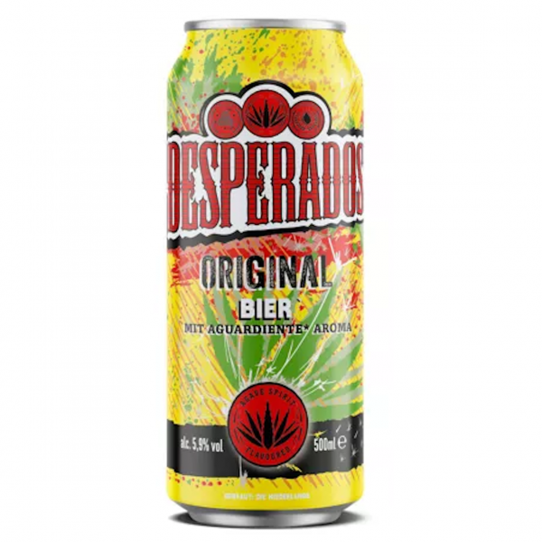Desperados – der kultige Biermix mit Agaven‑Aroma und Zitrusfrische. Perfekt gekühlt, perfekt für Hamburg.