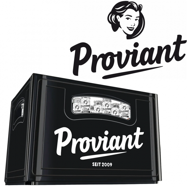 Proviant Cola Zuckerfrei – natürliche Bio-Cola ohne Zucker, spritzig und frisch, hergestellt in Berlin-Kreuzberg.