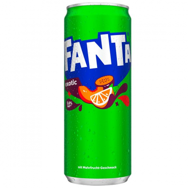 Fanta Exotic – tropisch‑fruchtige Limonade in der Dose