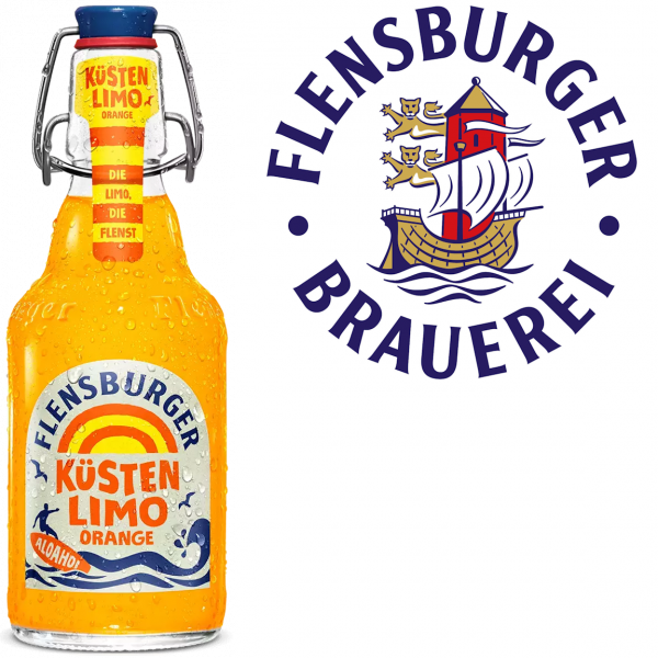 FLENSBURGER KÜSTENLIMO Orange (20/0,33 Ltr. Glas MEHRWEG)